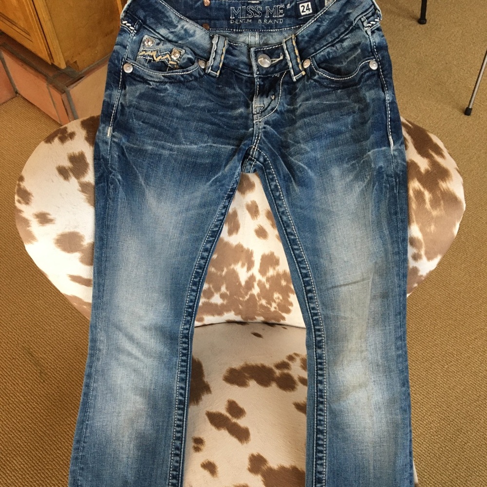 Miss me boot cut jeans size 24